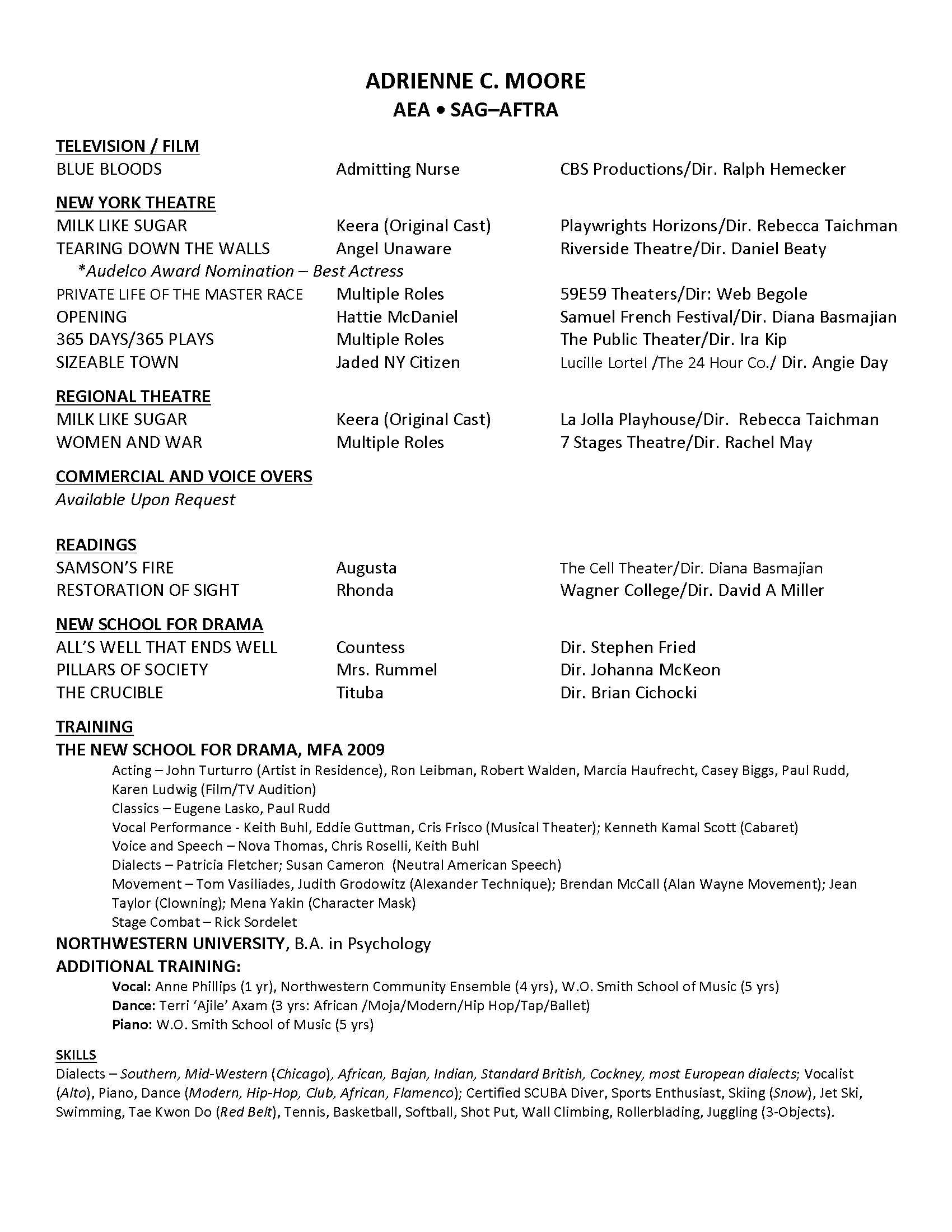 resume
